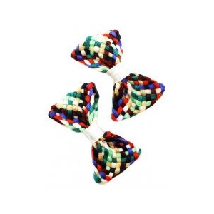 Set agrafe "Two coloured bows"