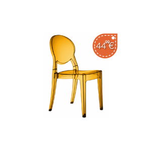 IGLOO Orange - scaun policarbonat