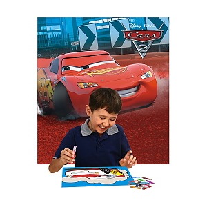 Pictura cu nisip - Disney Cars 2 Fulger McQueen