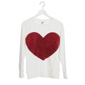 Bluza heart ivoire