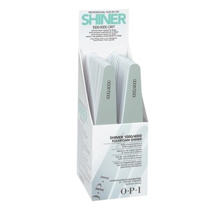 Mani-Pedi OPI Pila Flex Green-White 1000/4000 - SHINER