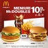 Meniuri Mc Doubles la Mc Donalads