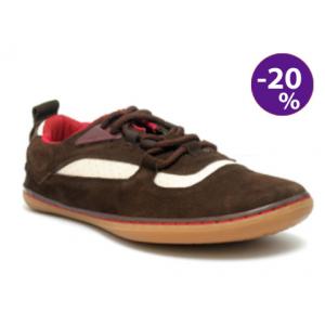 Aqua Brown Suede